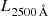 $ L_{\mathrm{2500\,\AA}} $