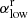 $ {\alpha}_{\mathrm{low}}^{\mathrm{r}} $