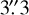 $\[3^{\prime\prime}_\cdot3\]$