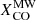$ {X^{\mathrm {MW}}_{\mathrm {CO}}} $