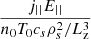 $ \frac {j_{||}E_{||}}{n_{0} T_{0} c_s \rho _s^2 / L_{\textrm {z}}^3} $