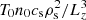 $ T_0 n_0 c_\mathrm {s} \rho _\mathrm {s}^2 / L_z^3 $