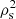 $ \rho _\mathrm {s}^2 $