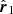$ \hat{\boldsymbol{r}}_1 $