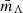 $ \bar m_{\Lambda } $