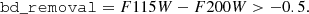 $$ \begin{aligned}&\mathtt {bd\_removal} = F115W - F200W > -0.5. \end{aligned} $$