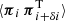 $ \langle \boldsymbol{\pi}_i\,\boldsymbol{\pi}^{\mathrm{T}}_{i+\delta i}\rangle $