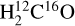 $\mathrm{H}_{2}^{12}\mathrm{C}^{16}\mathrm{O}$