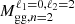 $ M_{\mathrm {gg},n = 2}^{\ell _1 = 0, \ell _2 = 2} $