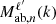 $ {M_{\mathrm {ab},n}^{\ell ^\prime }}(k) $