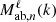 $ {M_{\mathrm {ab},n}^{\ell }}(k) $