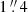 $ 1\mathop {.}\limits ^{\prime\prime } 4 $