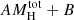 $ AM_{\mathrm{H}}^{\mathrm{tot}}+B $