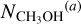 ${N_{{\rm{C}}{{\rm{H}}_3}{\rm{OH}}}}$