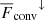 $ {{\overline{F}}_{\text{conv}}}^\downarrow $