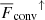 $ {{\overline{F}}_{\text{conv}}}^\uparrow $