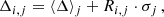 $$ \begin{aligned} \Delta _{i,j} = \langle \Delta \rangle _j + R_{i,j}\cdot \sigma _j\, , \end{aligned} $$
