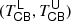 $ (T^{\mathsf{L}}_{\mathsf{CB}},T^{\mathsf{U}}_{\mathsf{CB}}) $