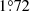 $ 1{{\overset{\circ}{.}}}72 $