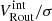 $ V^{\mathrm{int}}_{\mathrm{Rout}}/\sigma $
