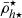 $ \bar{\rho}^{\star}_{h\star} $
