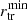 $ r_{\mathrm{tr}}^{\mathrm{min}} $