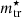 $ m^{\star}_{\mathrm{tr}} $