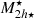 $ M^{\star}_{2h\star} $