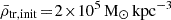 $ \bar{\rho}_{\mathrm{tr, init}}\!=\!2\!\times\!10^{5}{\,\mathrm{M}_{\odot}}{\,\mathrm{kpc}}^{-3} $