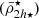 $ (\bar{\rho}^{\star}_{2h\star}) $
