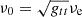 $ \nu _0=\sqrt {g_{tt}}\nu _{\mathrm {e}} $
