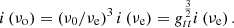 $$ i\left (\nu _{\mathrm {o}}\right ) = \left (\nu _0/\nu _{\mathrm {e}}\right )^3i\left (\nu _{\mathrm {e}}\right ) = g_{tt}^\frac {3}{2} i\left (\nu _{\mathrm {e}}\right ). $$