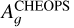 $=A_g^\text{\cheops}$