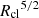 $ {R_{\mathrm{cl}}}^{5/2} $