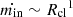 $ \dot{m_{\mathrm{in}}} \sim {R_{\mathrm{cl}}}^{1} $
