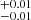 $ {}^{+0.01}_{-0.01} $