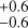$^{+0.6}_{-0.6}$