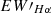 $ {E{W\prime_{H\alpha}}} $