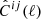 $ \hat{C}^{ij}(\ell) $