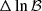$ \Delta \ln {\cal B} $