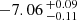 $ -7.06 \,^{+0.09}_{-0.11} $