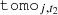 $ {{\tt{tomo}}}_{j,t_2} $