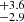 $ ^{+3.6}_{-2.9} $