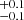$ ^{+0.1}_{-0.1} $