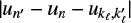 $\left|\nolbrace \frame{\frame{u_\frame{n\prime}} - \frame{u_n} - \frame{u_\frame{\frame{k_\ell },k_\ell ^\prime }}} \norbrace\right|$