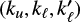 $\left(\nolbrace \frame{\frame{k_u},\frame{k_\ell },k_\ell ^\prime } \norbrace\right)$