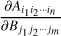 $\[\frac{\partial A_{i_{1} i_{2} \cdots i_{n}}}{\partial B_{j_{1} j_{2} \cdots j_{m}}}\]$