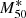 $ M^{*}_{50} $