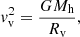 $$ \begin{aligned} v_{\rm v}^2 = {GM_{\rm h} \over R_{\rm v}}, \end{aligned} $$