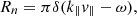 $$ R_n = \pi \delta (k_{\parallel } v_{\parallel } - \omega ), $$